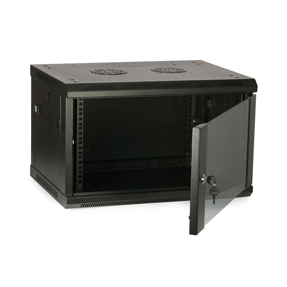 6U wall-mounted network rack